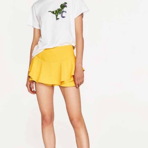 Zara Dresses & Skirts - Zara Ruffle Mini Skort